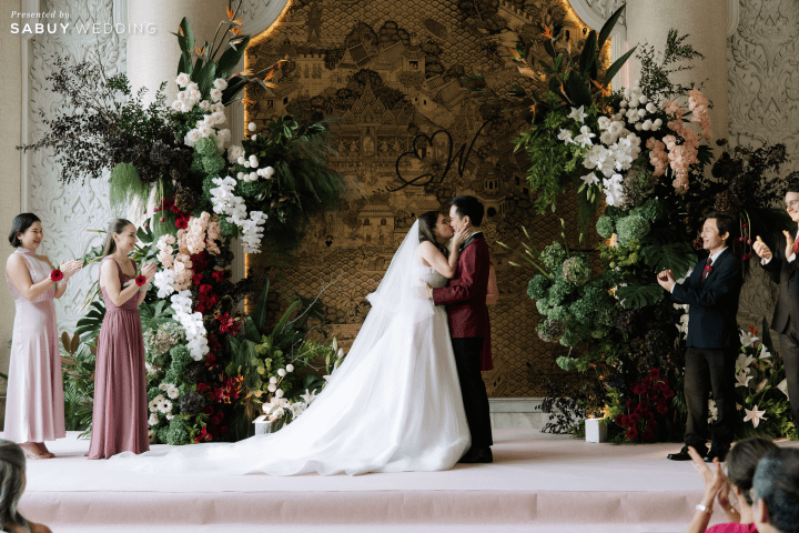  รีวิวงานแต่งสไตล์ Warm Elegance ของคู่รักไทย-อเมริกัน พร้อมวิวแม่น้ำเจ้าพระยาจาก Riverside Lounge @ Shangri-La Hotel, Bangkok