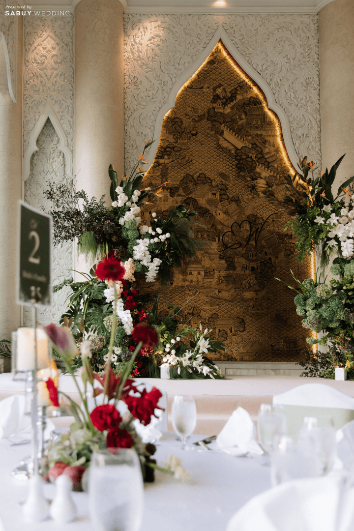  รีวิวงานแต่งสไตล์ Warm Elegance ของคู่รักไทย-อเมริกัน พร้อมวิวแม่น้ำเจ้าพระยาจาก Riverside Lounge @ Shangri-La Hotel, Bangkok