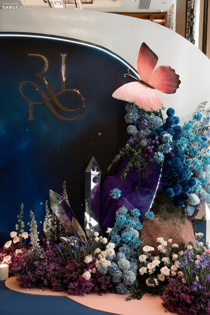 รีวิวงานแต่งธีม Shine like a Universe ที่เต็มไปด้วยประกายของ Butterfly Nebula @ Conrad Bangkok