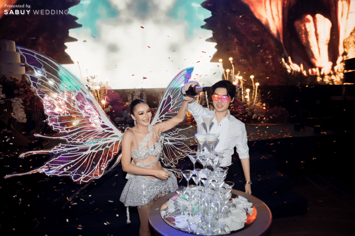 รีวิวงานแต่งธีม Shine like a Universe ที่เต็มไปด้วยประกายของ Butterfly Nebula @ Conrad Bangkok