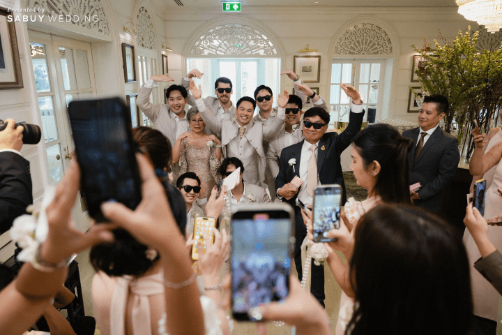  รีวิวงานแต่งธีมสีม่วงสวย Classy กับไอเดีย Gallery ที่แขกชอบมาก @ Mandarin Oriental, Bangkok