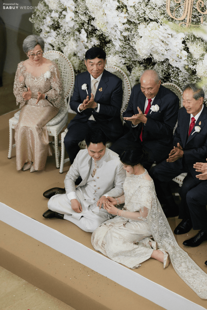  รีวิวงานแต่งธีมสีม่วงสวย Classy กับไอเดีย Gallery ที่แขกชอบมาก @ Mandarin Oriental, Bangkok