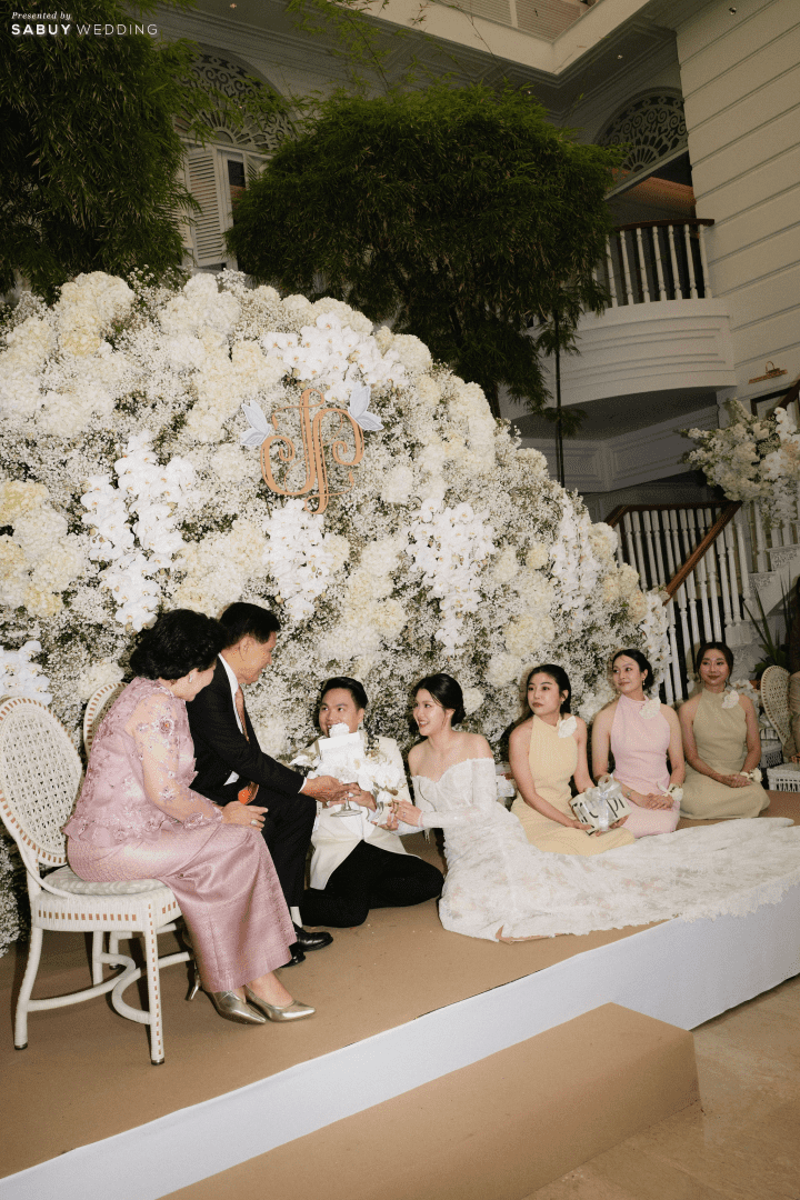  รีวิวงานแต่งธีมสีม่วงสวย Classy กับไอเดีย Gallery ที่แขกชอบมาก @ Mandarin Oriental, Bangkok