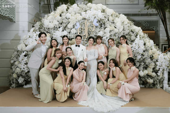  รีวิวงานแต่งธีมสีม่วงสวย Classy กับไอเดีย Gallery ที่แขกชอบมาก @ Mandarin Oriental, Bangkok