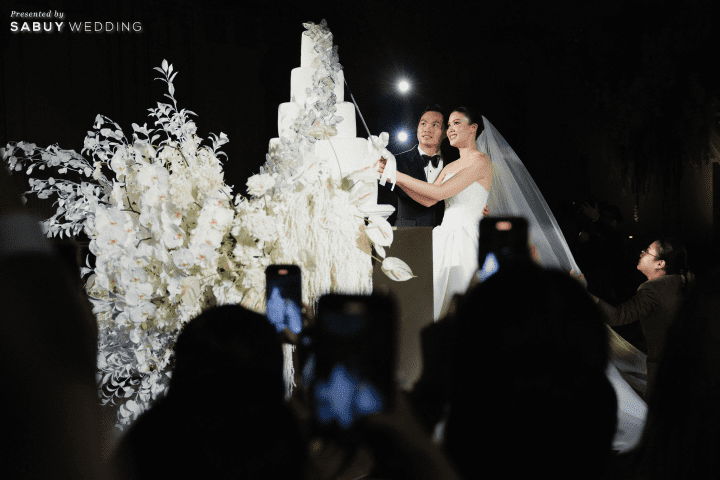  รีวิวงานแต่งธีมสีม่วงสวย Classy กับไอเดีย Gallery ที่แขกชอบมาก @ Mandarin Oriental, Bangkok