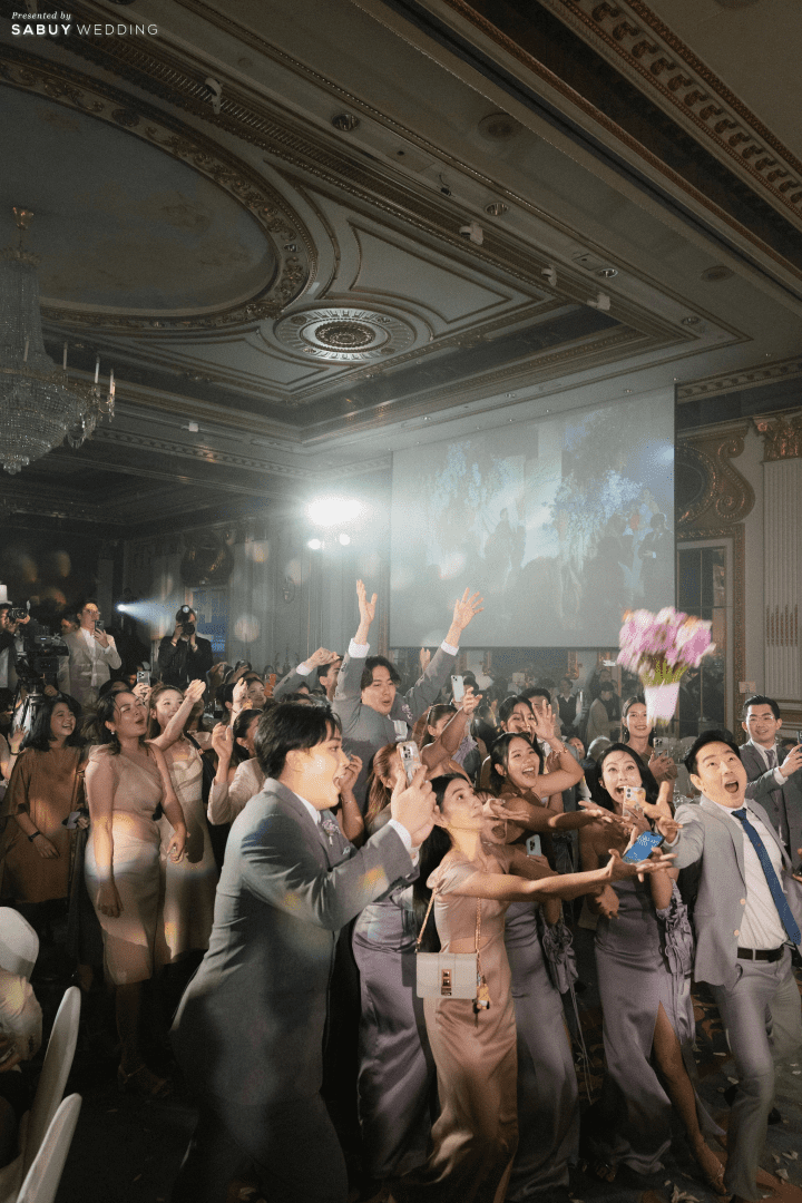  รีวิวงานแต่งธีมสีม่วงสวย Classy กับไอเดีย Gallery ที่แขกชอบมาก @ Mandarin Oriental, Bangkok