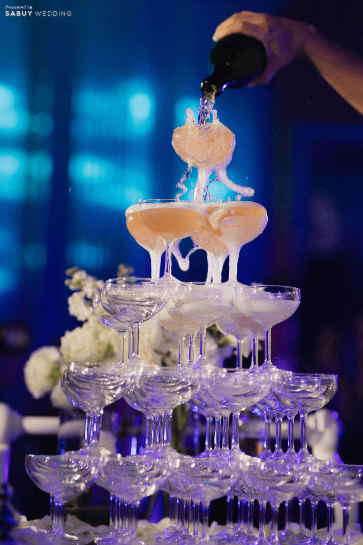  รีวิวงานแต่งธีมสีม่วงสวย Classy กับไอเดีย Gallery ที่แขกชอบมาก @ Mandarin Oriental, Bangkok