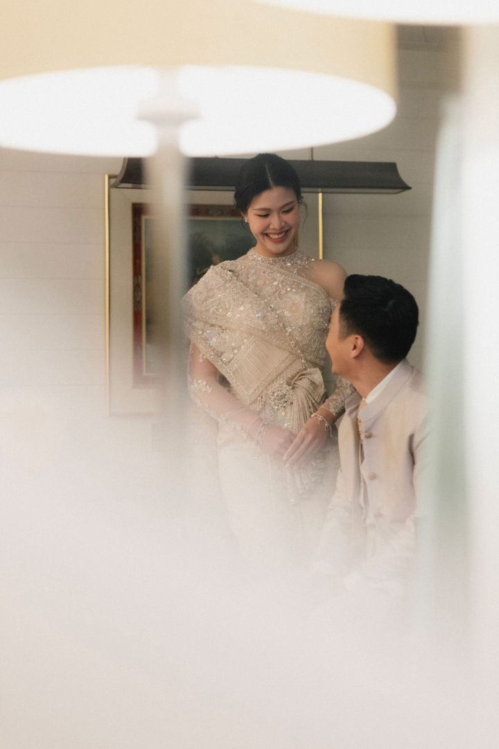  รีวิวงานแต่งธีมสีม่วงสวย Classy กับไอเดีย Gallery ที่แขกชอบมาก @ Mandarin Oriental, Bangkok