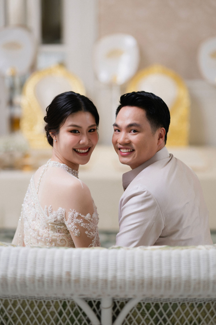  รีวิวงานแต่งธีมสีม่วงสวย Classy กับไอเดีย Gallery ที่แขกชอบมาก @ Mandarin Oriental, Bangkok