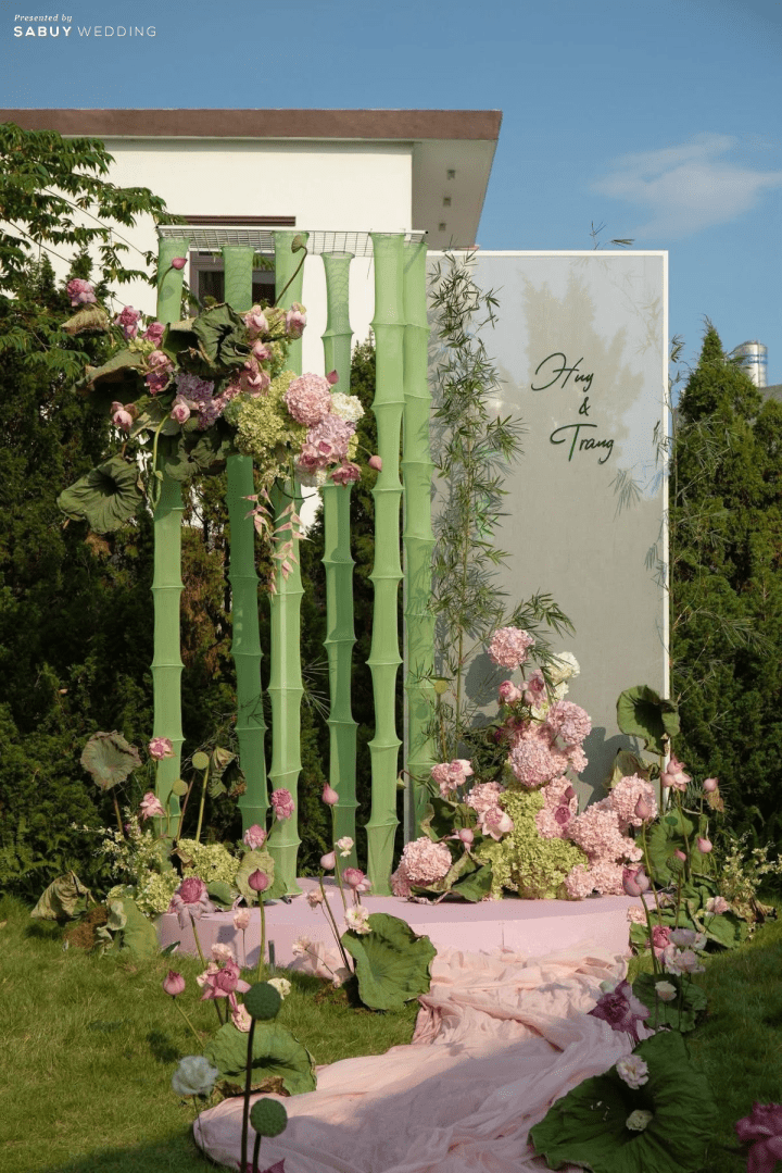  'แต่งงานธีมดอกบัว'  ไอเดียจัดงานที่สวยงามและมีความหมายกว่าที่คิด