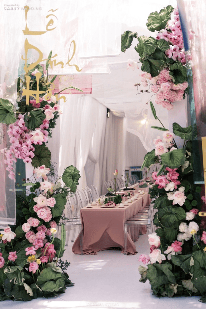  'แต่งงานธีมดอกบัว'  ไอเดียจัดงานที่สวยงามและมีความหมายกว่าที่คิด