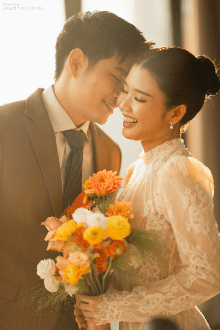  รีวิวงานแต่งริมทะเลโทน Tropical สดใส พร้อมวิวพระอาทิตย์ตกดินสุดโรแมนติก @ MASON PATTAYA