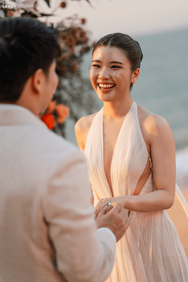  รีวิวงานแต่งริมทะเลโทน Tropical สดใส พร้อมวิวพระอาทิตย์ตกดินสุดโรแมนติก @ MASON PATTAYA