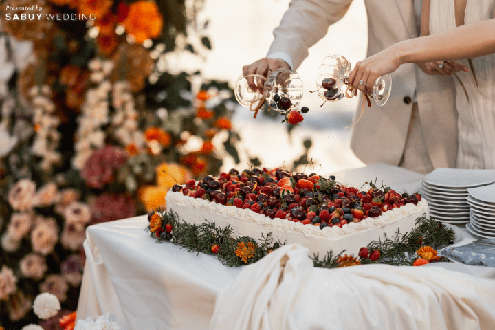  รีวิวงานแต่งริมทะเลโทน Tropical สดใส พร้อมวิวพระอาทิตย์ตกดินสุดโรแมนติก @ MASON PATTAYA