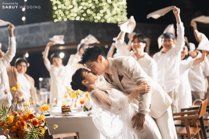  รีวิวงานแต่งริมทะเลโทน Tropical สดใส พร้อมวิวพระอาทิตย์ตกดินสุดโรแมนติก @ MASON PATTAYA