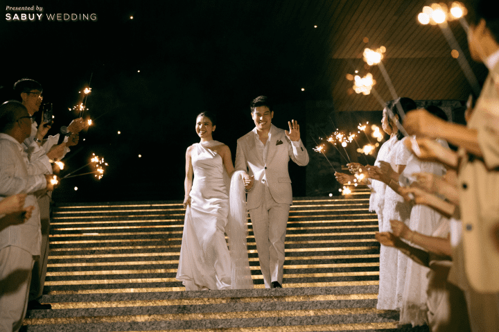  รีวิวงานแต่งริมทะเลโทน Tropical สดใส พร้อมวิวพระอาทิตย์ตกดินสุดโรแมนติก @ MASON PATTAYA