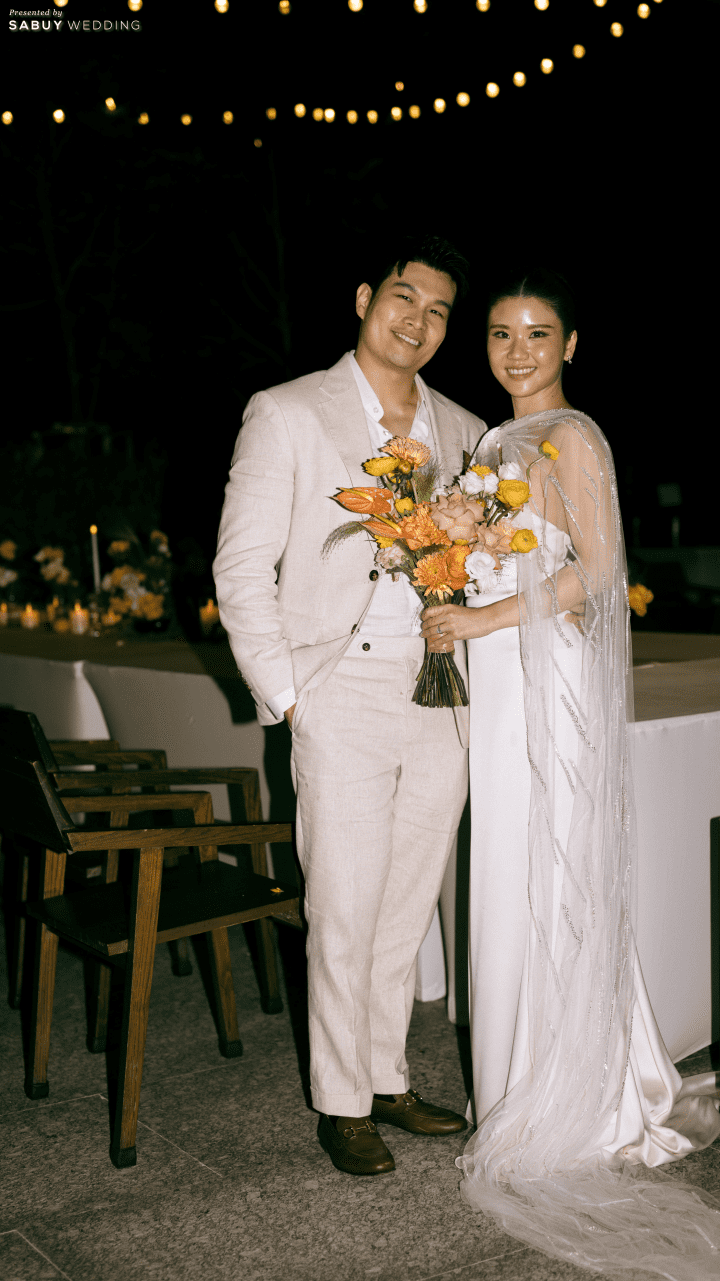  รีวิวงานแต่งริมทะเลโทน Tropical สดใส พร้อมวิวพระอาทิตย์ตกดินสุดโรแมนติก @ MASON PATTAYA