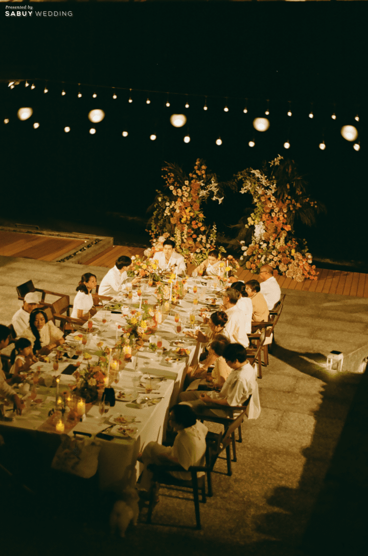  รีวิวงานแต่งริมทะเลโทน Tropical สดใส พร้อมวิวพระอาทิตย์ตกดินสุดโรแมนติก @ MASON PATTAYA