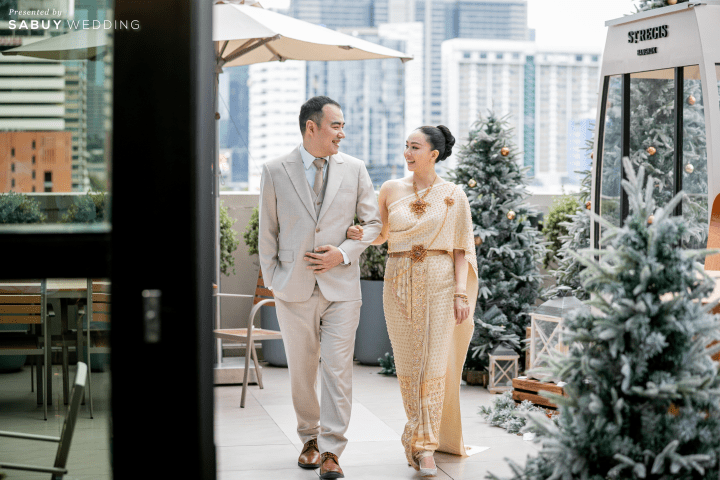  รีวิวงานแต่งไอเดียเก๋ จัดเลี้ยงแบบ Standing Buffet พร้อมมี Live Painting เซอร์ไพรส์แขก @ The St. Regis Bangkok