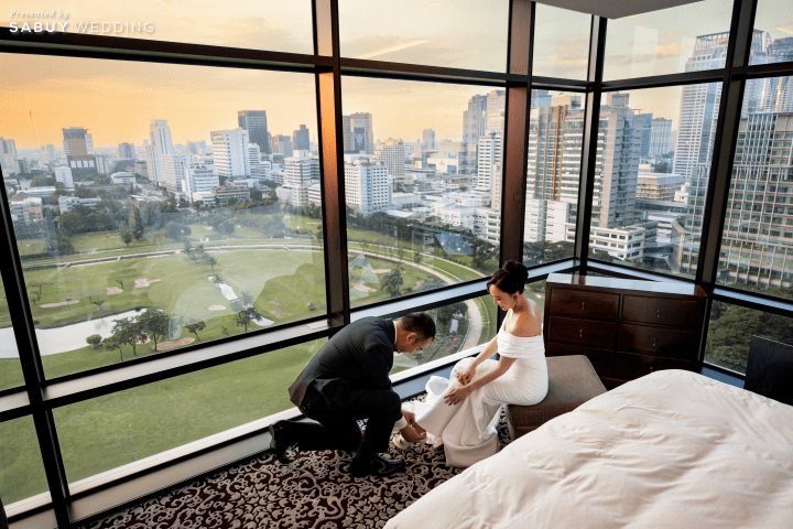  รีวิวงานแต่งไอเดียเก๋ จัดเลี้ยงแบบ Standing Buffet พร้อมมี Live Painting เซอร์ไพรส์แขก @ The St. Regis Bangkok