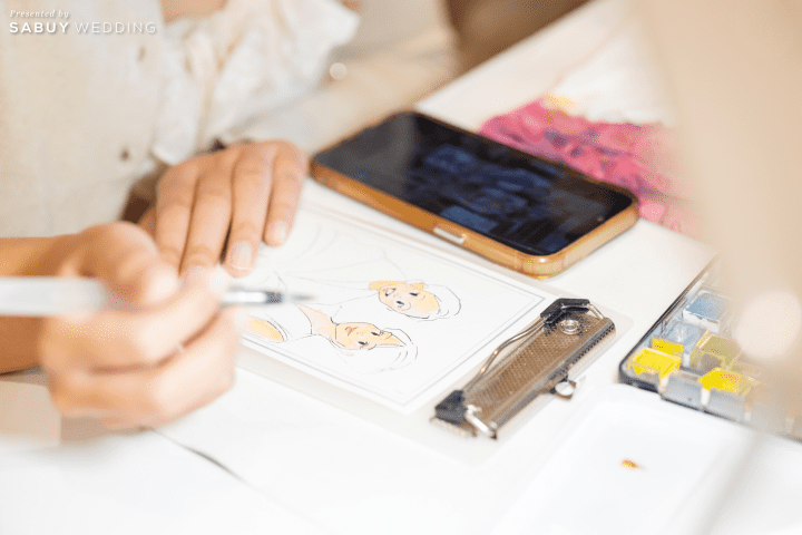  รีวิวงานแต่งไอเดียเก๋ จัดเลี้ยงแบบ Standing Buffet พร้อมมี Live Painting เซอร์ไพรส์แขก @ The St. Regis Bangkok