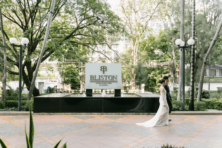 รีวิวงานแต่งฟีลสวนแต่ไม่ร้อน พร้อมชุดเจ้าสาวที่เปลี่ยนได้หลายลุค @ Bliston Suwan Park View Hotel & Serviced Residence
