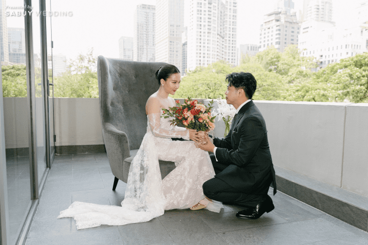 รีวิวงานแต่งฟีลสวนแต่ไม่ร้อน พร้อมชุดเจ้าสาวที่เปลี่ยนได้หลายลุค @ Bliston Suwan Park View Hotel & Serviced Residence
