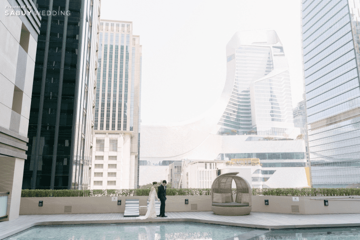 รีวิวงานแต่งฟีลสวนแต่ไม่ร้อน พร้อมชุดเจ้าสาวที่เปลี่ยนได้หลายลุค @ Bliston Suwan Park View Hotel & Serviced Residence