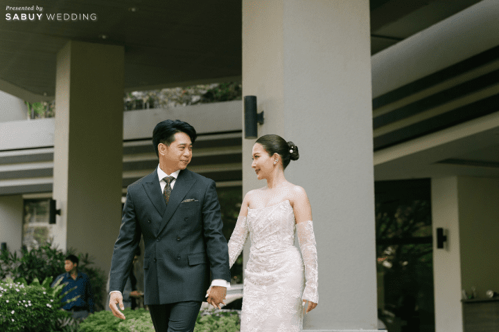รีวิวงานแต่งฟีลสวนแต่ไม่ร้อน พร้อมชุดเจ้าสาวที่เปลี่ยนได้หลายลุค @ Bliston Suwan Park View Hotel & Serviced Residence