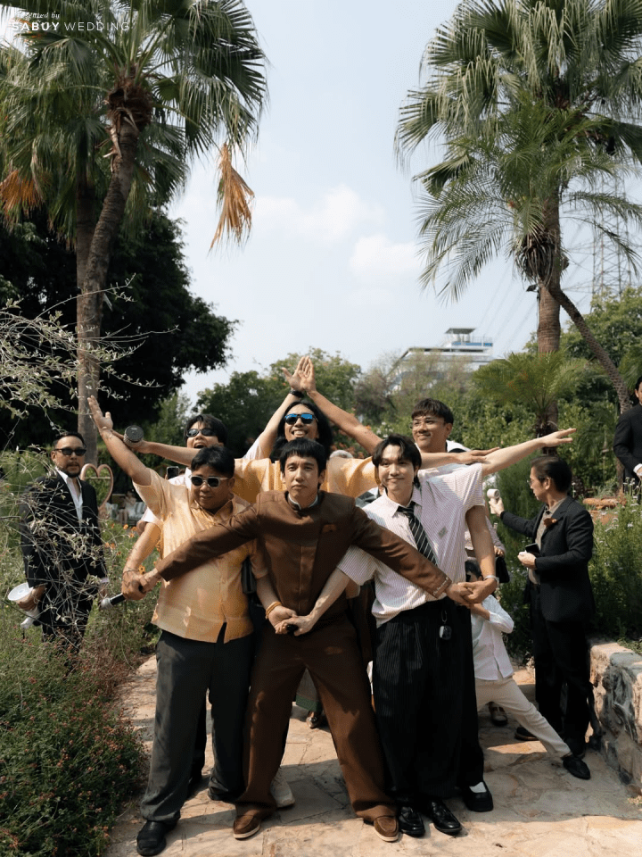  รวมภาพสุดอบอุ่น งานแต่ง "พลอย หอวัง - เต Three Man Down" ลุคเจ้าสาวเก๋สะกดสายตา สมฉายาแฟชั่นไอคอน!