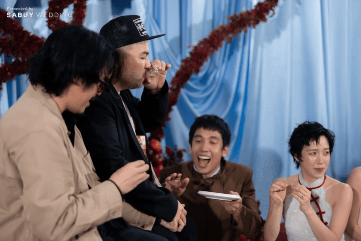  รวมภาพสุดอบอุ่น งานแต่ง "พลอย หอวัง - เต Three Man Down" ลุคเจ้าสาวเก๋สะกดสายตา สมฉายาแฟชั่นไอคอน!