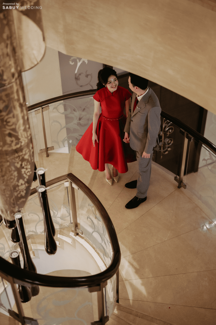  รีวิวงานแต่งสไตล์ Cozy ธีมสี Masala Red พร้อมไอเดียเลี้ยงชาบูแบบไม่เหมือนใคร @The St. Regis Bangkok