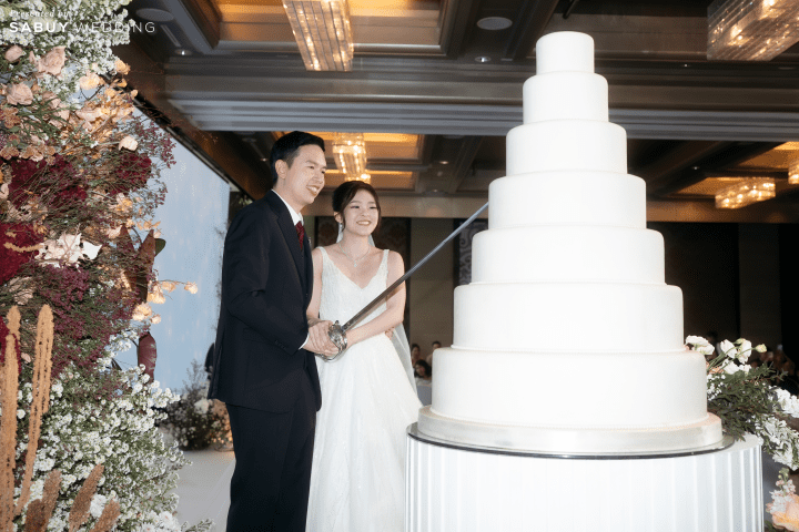  รีวิวงานแต่งสไตล์ Cozy ธีมสี Masala Red พร้อมไอเดียเลี้ยงชาบูแบบไม่เหมือนใคร @The St. Regis Bangkok