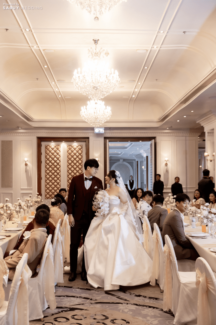 รีวิวงานแต่งคู่รักไทย-ไต้หวัน สไตล์ Minimal Luxury ที่ผสานวัฒนธรรมได้ลงตัว @ lebua at State Tower