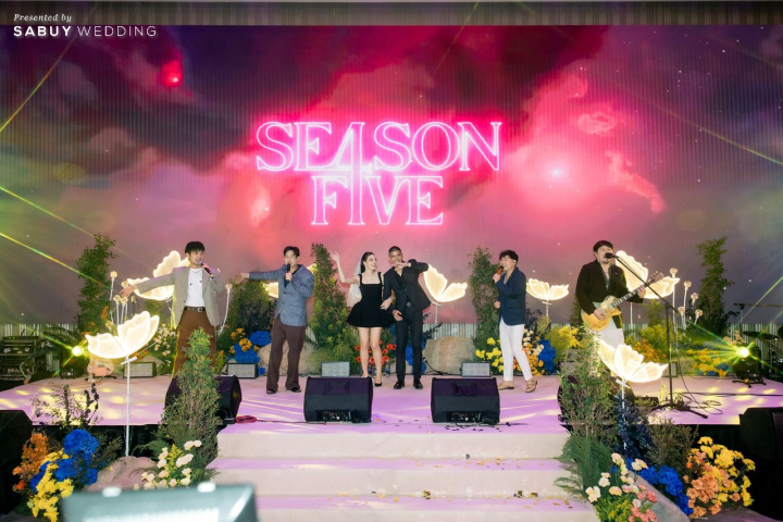 รีวิวงานแต่ง Earth Tone เพิ่มลูกเล่นด้วยเฉดสีและ After Party จากวง Season Five @ The Ritz-Carlton, Bangkok