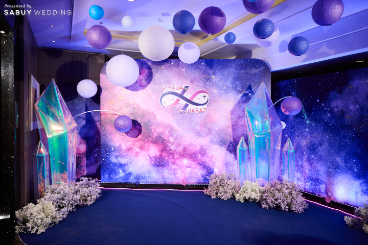 รีวิวงานแต่งธีม Galaxy สวยด้วยจอ LED และพลุไฟเย็น @ Sofitel Bangkok Sukhumvit