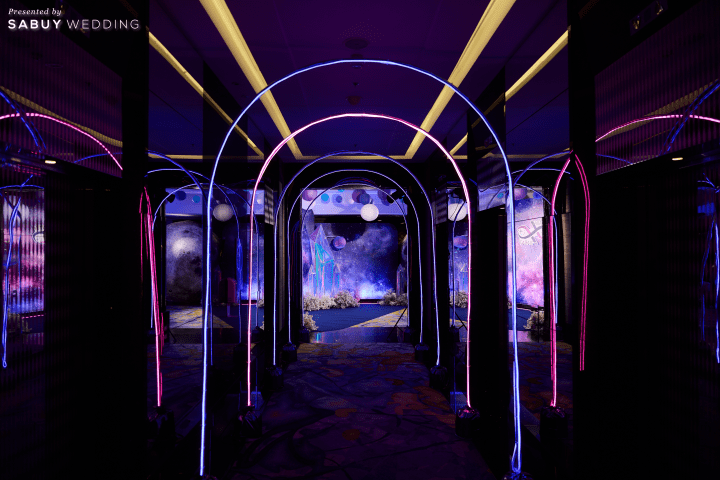 รีวิวงานแต่งธีม Galaxy สวยด้วยจอ LED และพลุไฟเย็น @ Sofitel Bangkok Sukhumvit