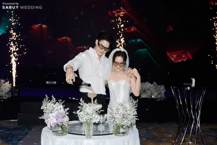 รีวิวงานแต่งธีม Galaxy สวยด้วยจอ LED และพลุไฟเย็น @ Sofitel Bangkok Sukhumvit