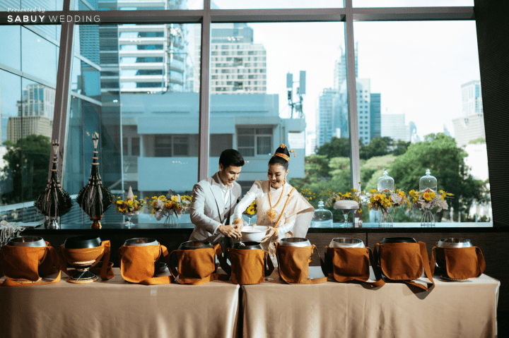  รีวิวงานแต่งลาว-ไทย สวยสดใสในธีมสีเหลือง @ The Okura Prestige Bangkok