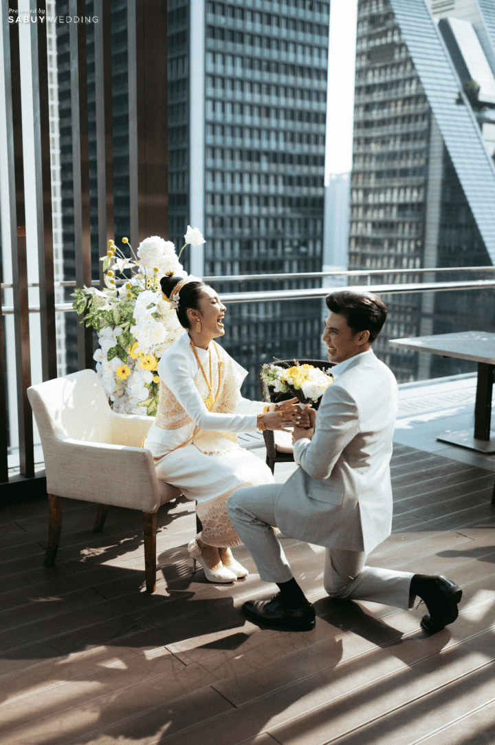  รีวิวงานแต่งลาว-ไทย สวยสดใสในธีมสีเหลือง @ The Okura Prestige Bangkok