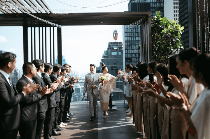  รีวิวงานแต่งลาว-ไทย สวยสดใสในธีมสีเหลือง @ The Okura Prestige Bangkok