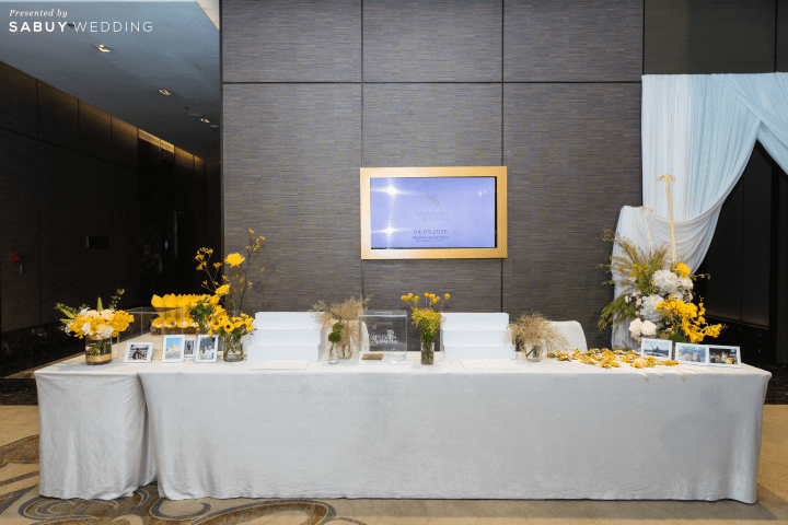  รีวิวงานแต่งลาว-ไทย สวยสดใสในธีมสีเหลือง @ The Okura Prestige Bangkok