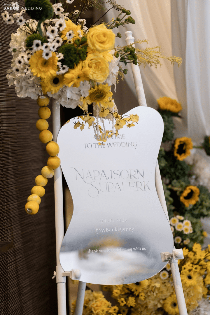  รีวิวงานแต่งลาว-ไทย สวยสดใสในธีมสีเหลือง @ The Okura Prestige Bangkok