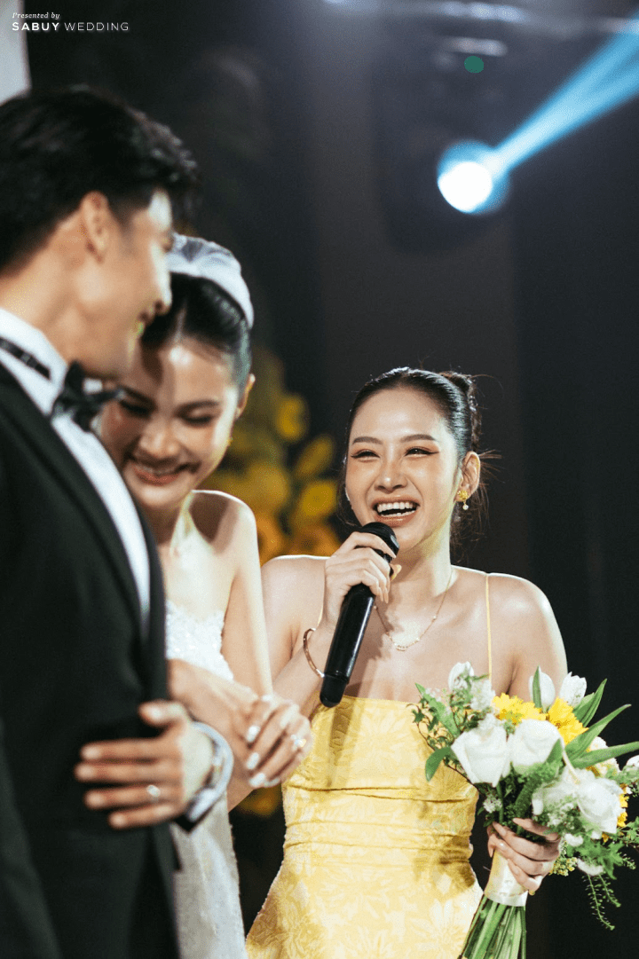  รีวิวงานแต่งลาว-ไทย สวยสดใสในธีมสีเหลือง @ The Okura Prestige Bangkok