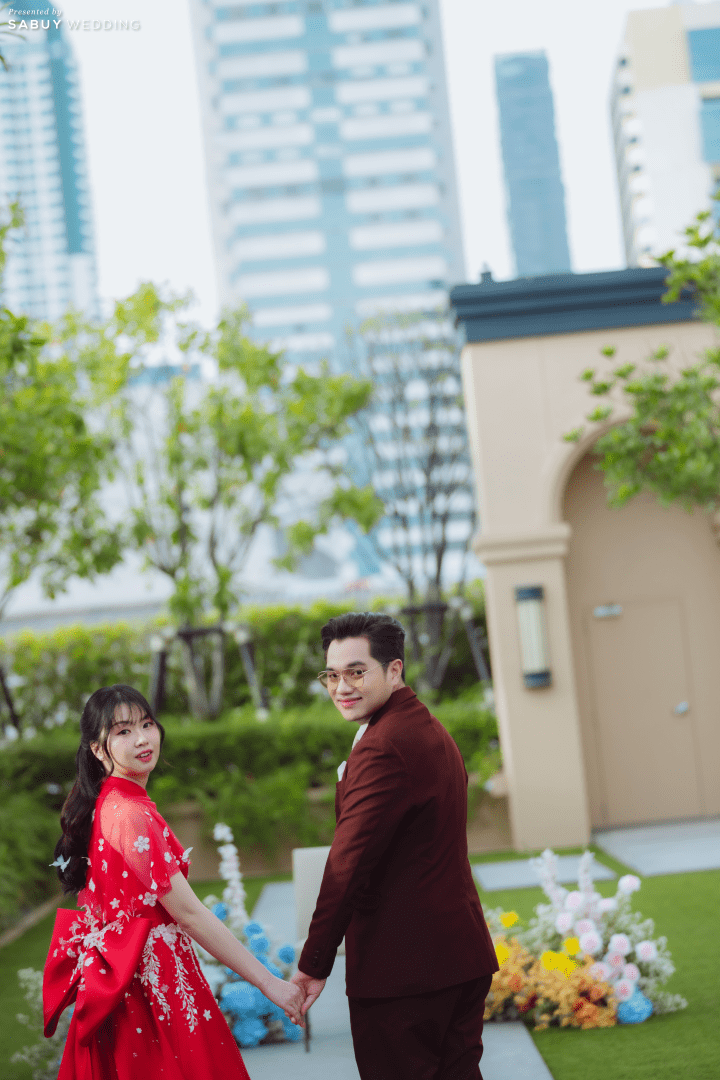 undefined รีวิวงานแต่งใกล้โบสถ์อัสสัมชัญ สวยสดใสธีม Colorful Pastel @ Grande Centre Point Surawong Bangkok
