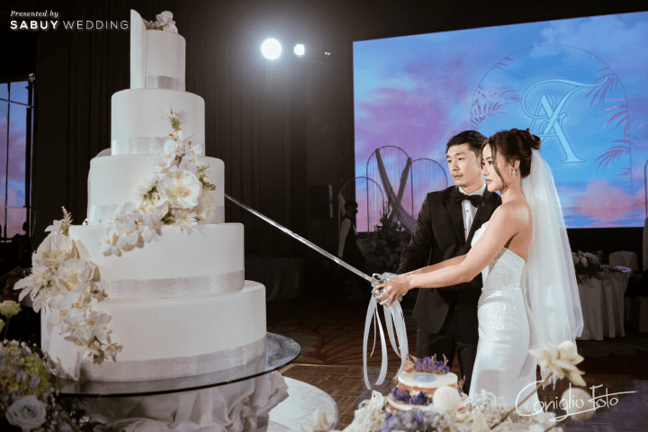 undefined รีวิวงานแต่งธีมสีฟ้า-ขาว ที่ใส่ตัวตนบ่าวสาวในทุกดีเทล @ Bangkok Marriott Hotel Sukhumvit