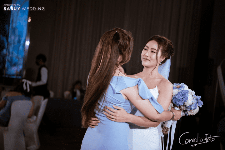 undefined รีวิวงานแต่งธีมสีฟ้า-ขาว ที่ใส่ตัวตนบ่าวสาวในทุกดีเทล @ Bangkok Marriott Hotel Sukhumvit