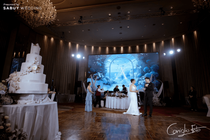 undefined รีวิวงานแต่งธีมสีฟ้า-ขาว ที่ใส่ตัวตนบ่าวสาวในทุกดีเทล @ Bangkok Marriott Hotel Sukhumvit