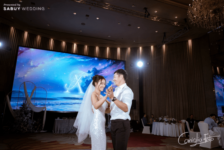 undefined รีวิวงานแต่งธีมสีฟ้า-ขาว ที่ใส่ตัวตนบ่าวสาวในทุกดีเทล @ Bangkok Marriott Hotel Sukhumvit