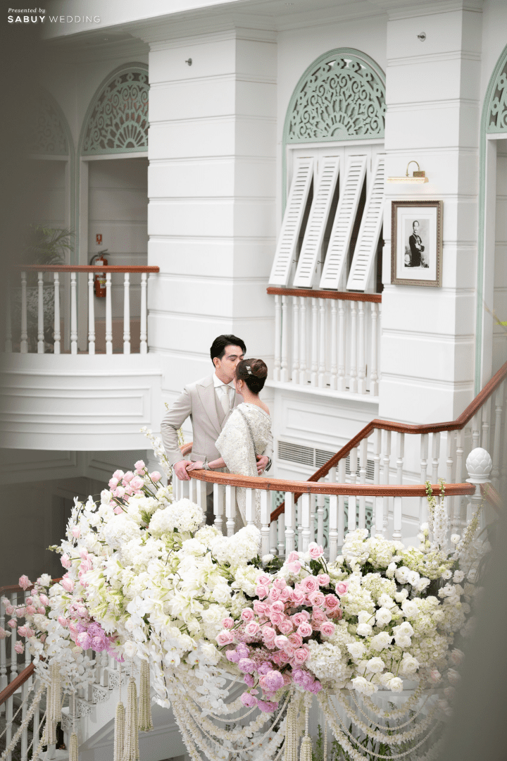 Mandarin Oriental, Bangkok - รีวิวงานแต่ง Classic Elegant ฟีลเจ้าหญิง สวยละมุนด้วยดีเทลดอกพีโอนี่ @ Mandarin Oriental, Bangkok - รูปที่ 12